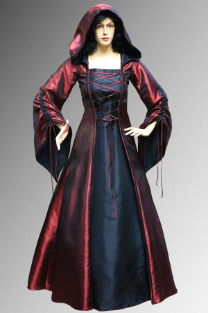 Ladies Deluxe Medieval Renaissance Costume Size 8 - 10 Image